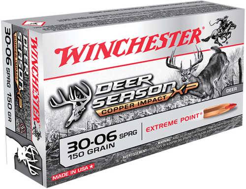 Winchester 30-06 Springfield 150Gr Extreme Point Ammo 20Rd