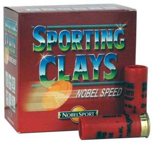 Nobel Sport Clay 12 Gauge 25 Rounds Three Quarters Inch Shot