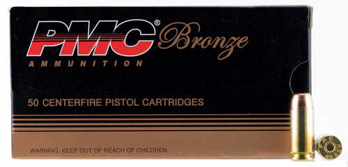 PMC Bronze 40 S&W 180 Grain Full Metal Jacket – Reliable Performance 50 Round Box