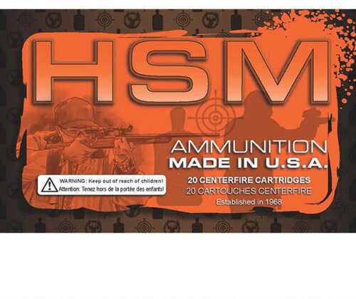 HSM .223 Remington 55 Gr V-Max Ammo 20 Rounds Varmint