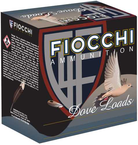 Fiocchi 12 Gauge Dove Quail 25 Rounds 2 3 4 Inch Lead 8