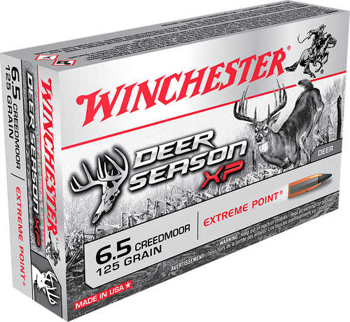6.5 Creedmoor Winchester 125gr Polymer Tip Ammo 20rd