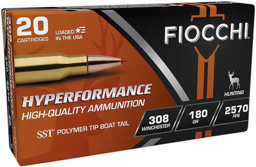 Fiocchi Extrema 308 Winchester 180 Grain SST 20 Rounds
