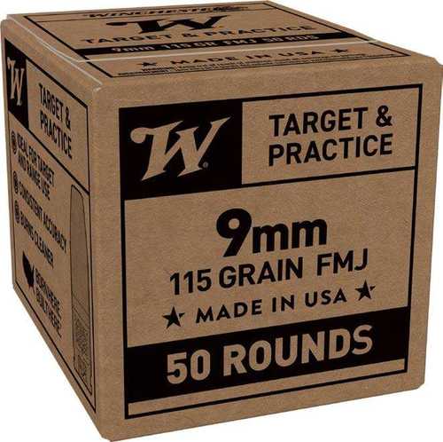 Winchester 9mm FMJ 115 Gr Ammo – Reliable Full Metal Jacket Performance