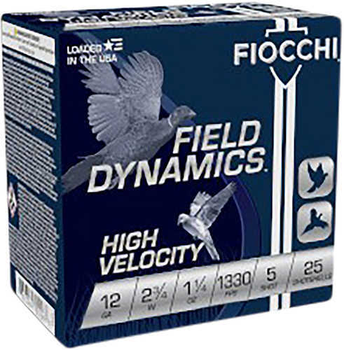 Fiocchi 12 Gauge 25 Rounds Lead Shot Five Three Quarter