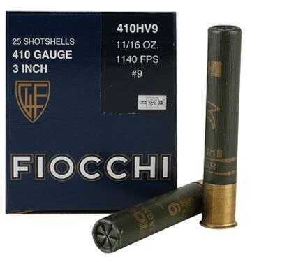 Fiocchi 410 Gauge 3 Inch Shotshells Lead Nine 25 Rounds