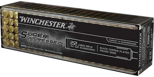 Winchester Super Suppressed 22 LR 40 Gr Lead Hollow Point - Clean and Reliable Performance for Suppressors