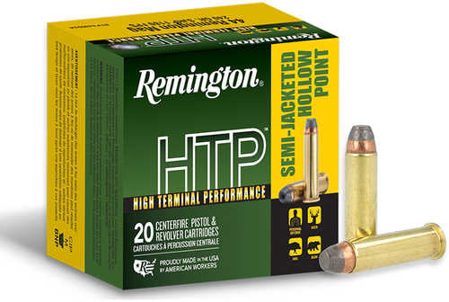 Remington HTP Handgun Ammo 44 Rem Mag 240 gr SJHP – Superior Stopping Power