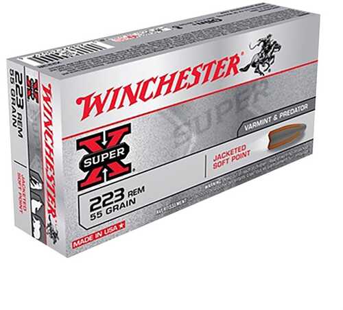 Winchester 223 Remington 55Gr HPBT Ammunition 20 Rounds