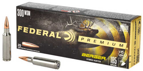 Federal 300 WSM 185 Grain Berger Hybrid Hunter Ammo 20 Rd