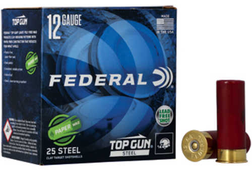 Federal Top Gun 12 Gauge Steel Shot 1 Oz 7.5 25 Rounds