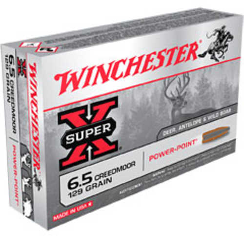 Winchester 6.5 Creedmoor 129gr Power Point 20 Round Box