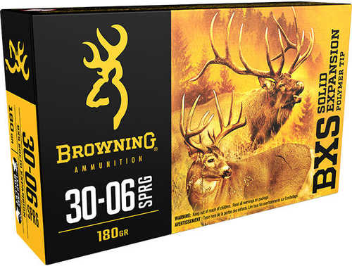 Browning 30-06 Springfield 180 Grain Terminal Tip Ammunition, 20 Rounds