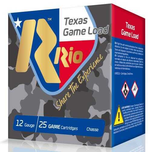 Rio Top Game 12 Gauge 2.75 Inch One Quarter Oz 7.5 Shot