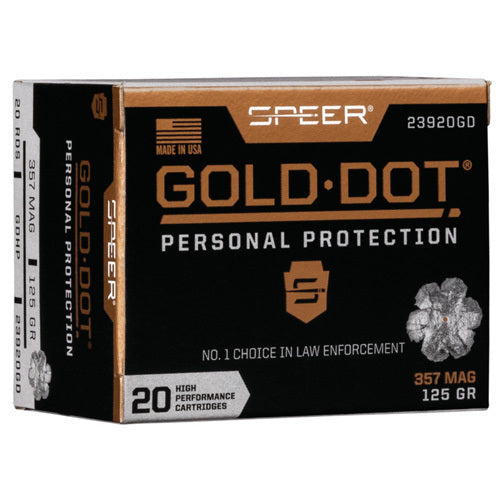 Speer Gold Dot 357 Magnum Ammunition – Reliable Personal Protection Performance