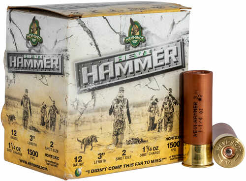 12 Gauge 25 Rounds Hevi Shot Environ Steel Shot Shells