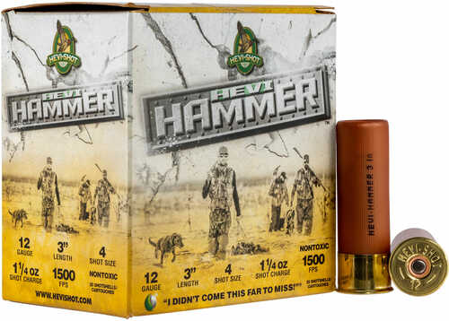 12 Gauge 25 Rounds Hevi Shot Metal 3 Inch 1 1 Quarter Oz