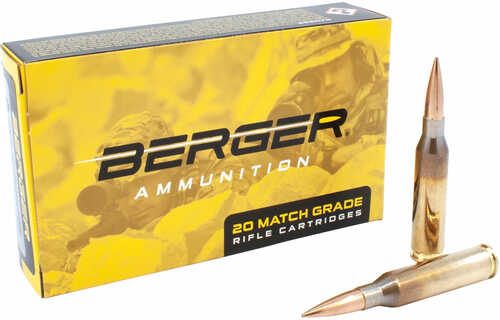 260 Remington 130gr Berger Hybrid OTM Tactical 20 Rounds