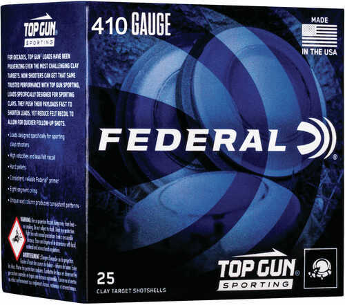 Federal Top Gun 12 Gauge 25 Rounds Lead Shot Number Six