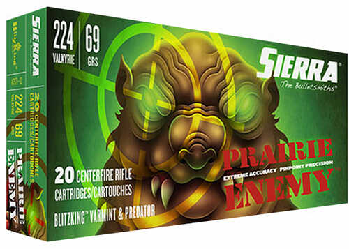 Sierra GameChanger 224 Valkyrie 69 Gr Blitzking Ammo 20/Box