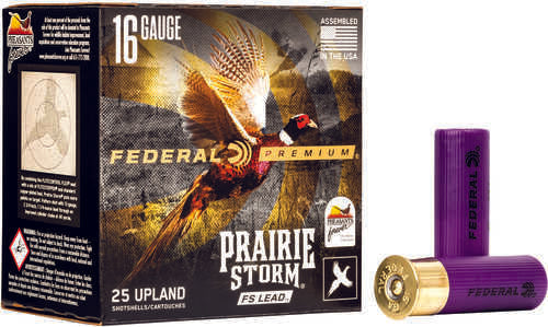 Federal Storm 16 Gauge 2-3/4 Lead Shot 1 Oz 25 Rounds