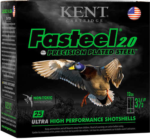 Kent Fasteel 2.0 12 Gauge 3.5 Inch 1550 Fps 3 Shot Rounds