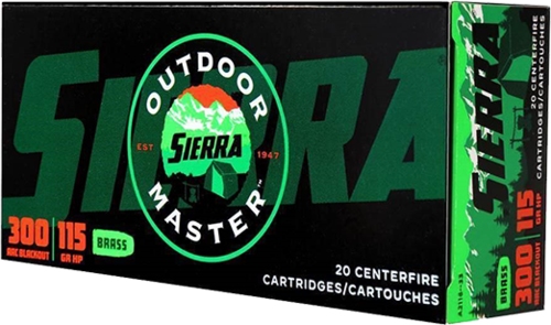 Sierra 300 Blackout 115Gr Hollow Point Ammo 20 Rounds