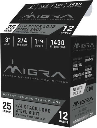 Migra M12sb46 Combinational 12 Gauge Steel Shotshell 25 Per