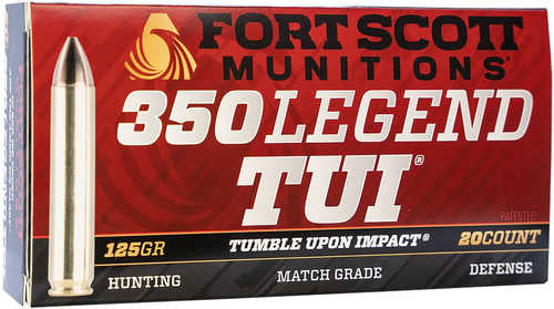 Fort Scott Munitions 350125SCV TUI 350 Legend 125 Grain SCS