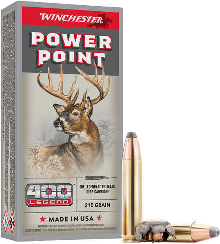 Winchester X4001 PowerPoint 400 Legend 215 Grain 20 Rounds