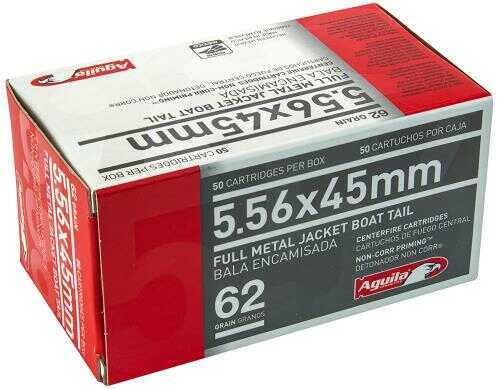 Aguila 5.56mm NATO 62 Grain Full Metal Jacket 50 Rounds