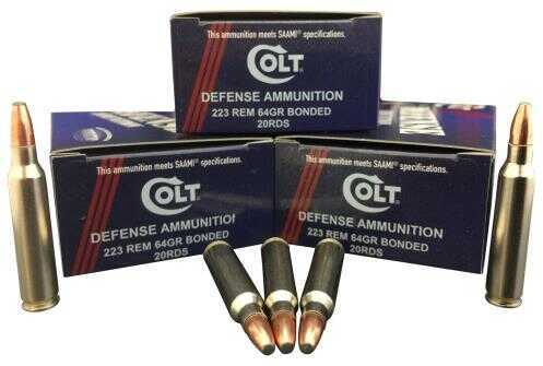 Colt 223 Remington 62 Grain BTHP Ammunition 20 Rounds