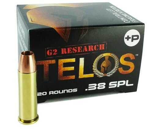 G2 Research Telos 38 Special – Precision Machined Fragmenting Hollow Point