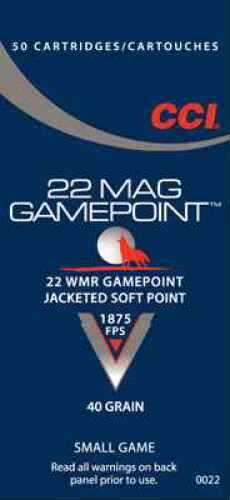 CCI 22 Winchester Magnum Rimfire Ammunition - Enhanced Accuracy and Consistency for Target Shooting