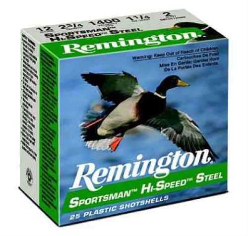Remington 12 Gauge Steel Shot 25 Rounds 2 3/4in Four