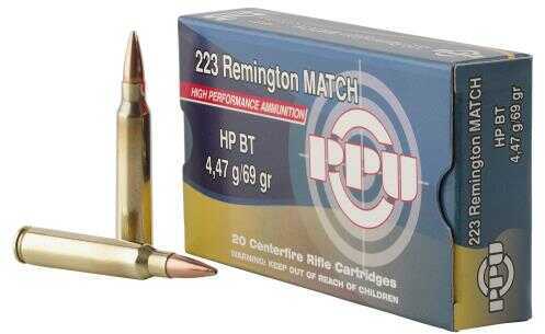 Prvi Partizan Match 223 Remington 69gr HPBT Ammo 20 Rounds