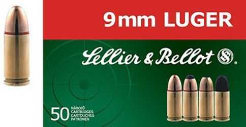 Sellier & Bellot 9MM Luger Ammunition – 140 Grain Full Metal Jacket 50 Rounds