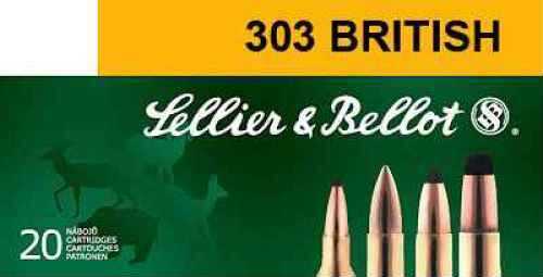 303 British Sellier and Bellot 150Gr Soft Point Ammo 20Rd