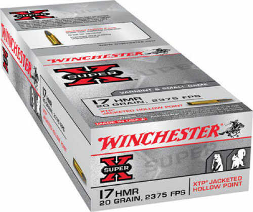 Winchester 17 HMR 50 Rounds Ammunition - Superior 20 Grain Hollow Point Performance