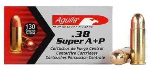 Aguila 38 Super Automatic Ammunition – Full Metal Jacket 130 Grain