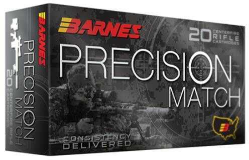 Barnes 308 Winchester 175 Grain Open Tip Match Ammunition 20 Rounds