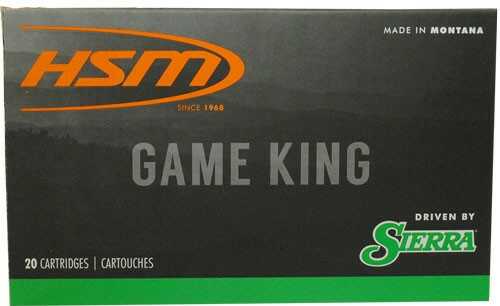 .300 Winchester Magnum HSM 165Gr Sierra GameKing Ammo 20Rd