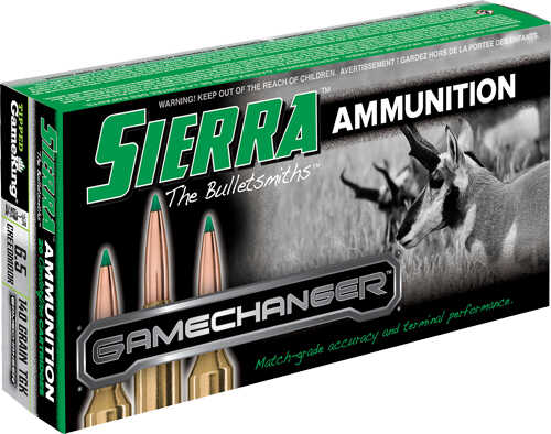 Sierra 6.5 Creedmoor 140gr Gamechanger Ammo 20 Rounds