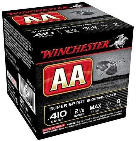 Winchester 410 Gauge 25 Rounds AA Sporting Clay Ammunition