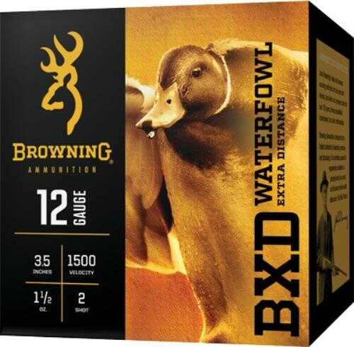 Browning 12 Gauge 25 Rounds Steel Shot Ammunition Number Two