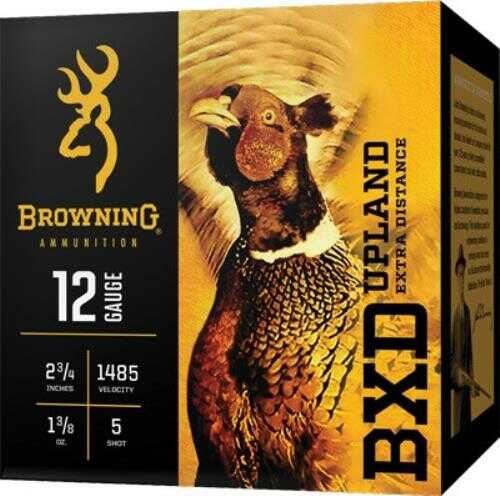 Browning 12 Gauge Lead Shot 1 3/8 Oz Size 5 25 Rounds Ammo