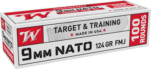 Winchester Nato 9MM Luger 124Gr FMJ – Reliable Full Metal Jacket Performance