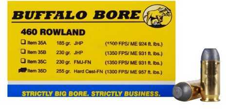 Buffalo Bore 460 Rowland 255 Grain Ammunition – High Velocity Performance