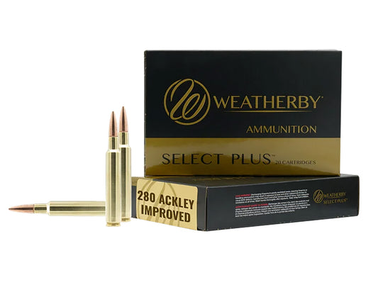 Weatherby R280A168CHH 280 Ackley 168 Gr Ammo 20 Rounds