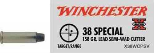 Winchester 38 Special 50 Rounds Ammunition – Exceptional Accuracy with Lead Semi-Wad Cutter